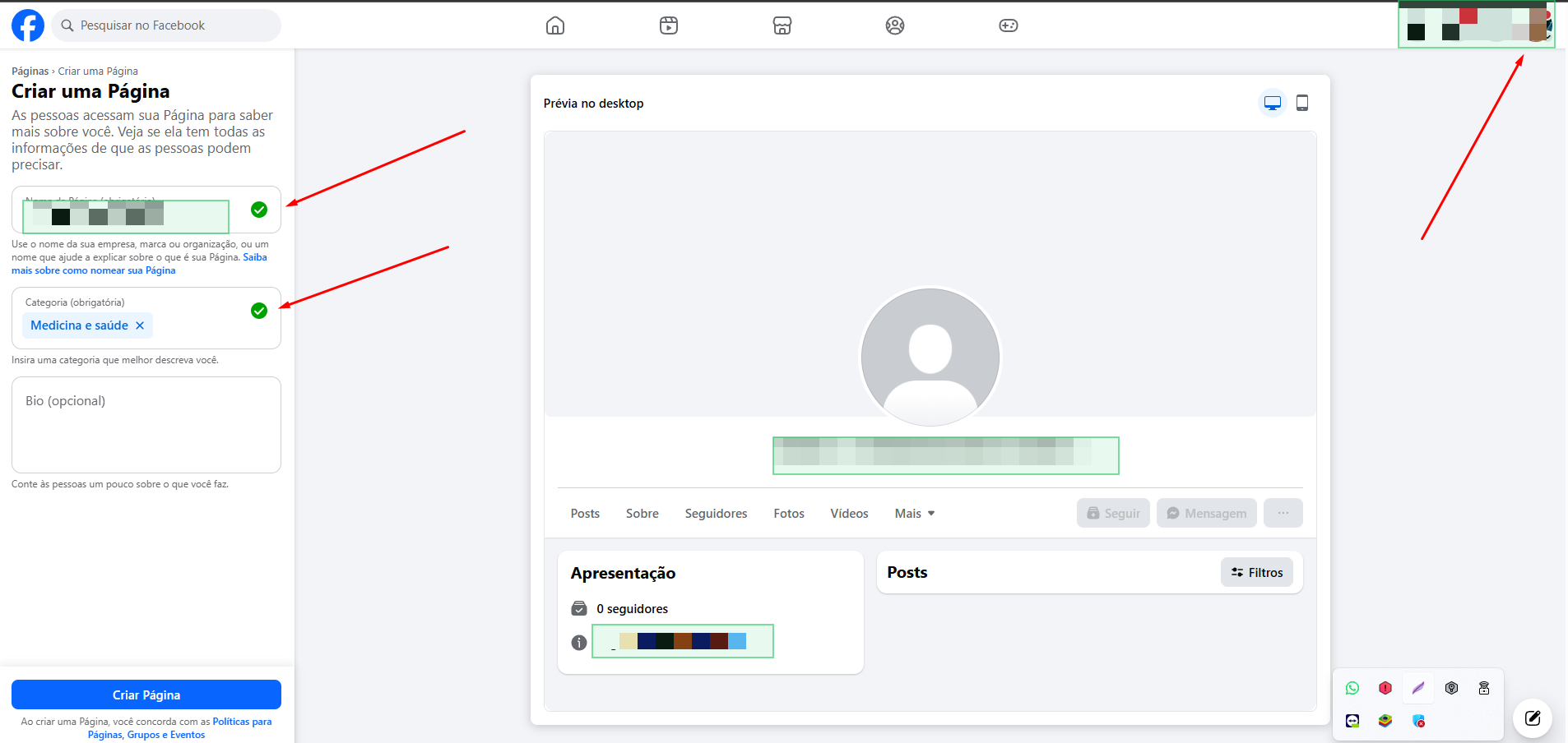 Passo 2 do guia de configuração da Meta